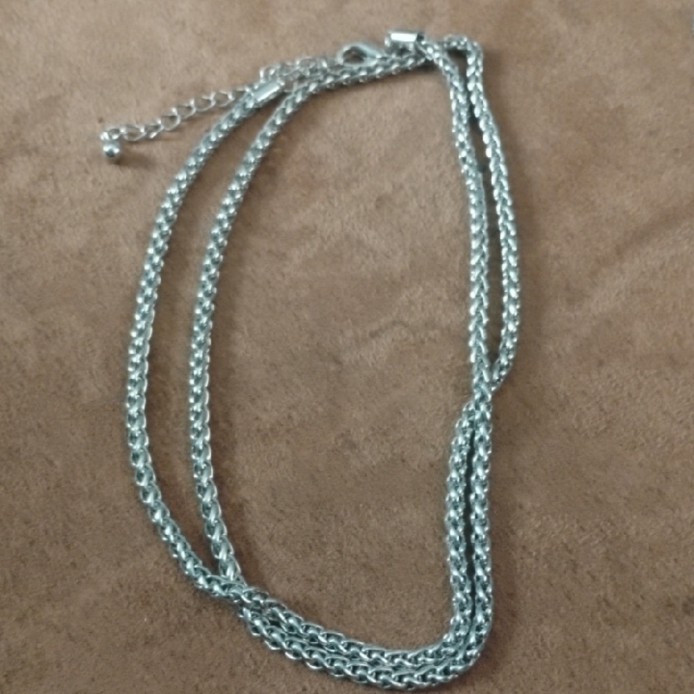 Chic Silver Chain Necklace